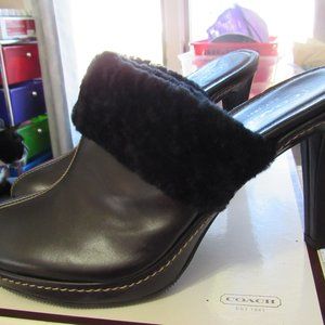 Coach Kacie calf/shearling Never worn